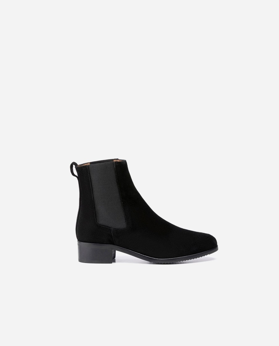 Sko Flattered | Lucile Suede Sort