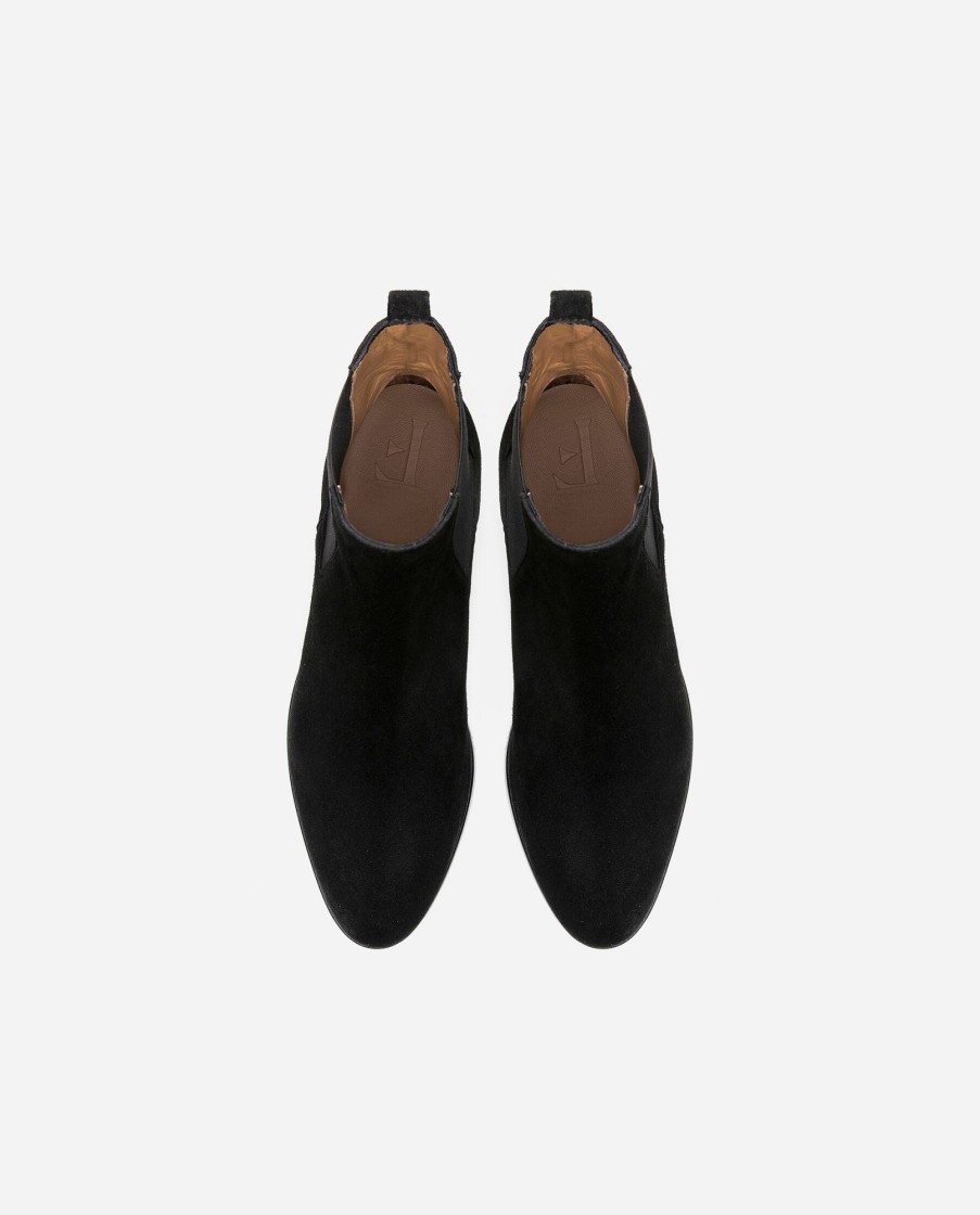 Sko Flattered | Lucile Suede Sort