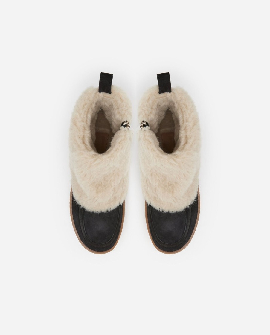 Sko Flattered | Sonia Suede Sort