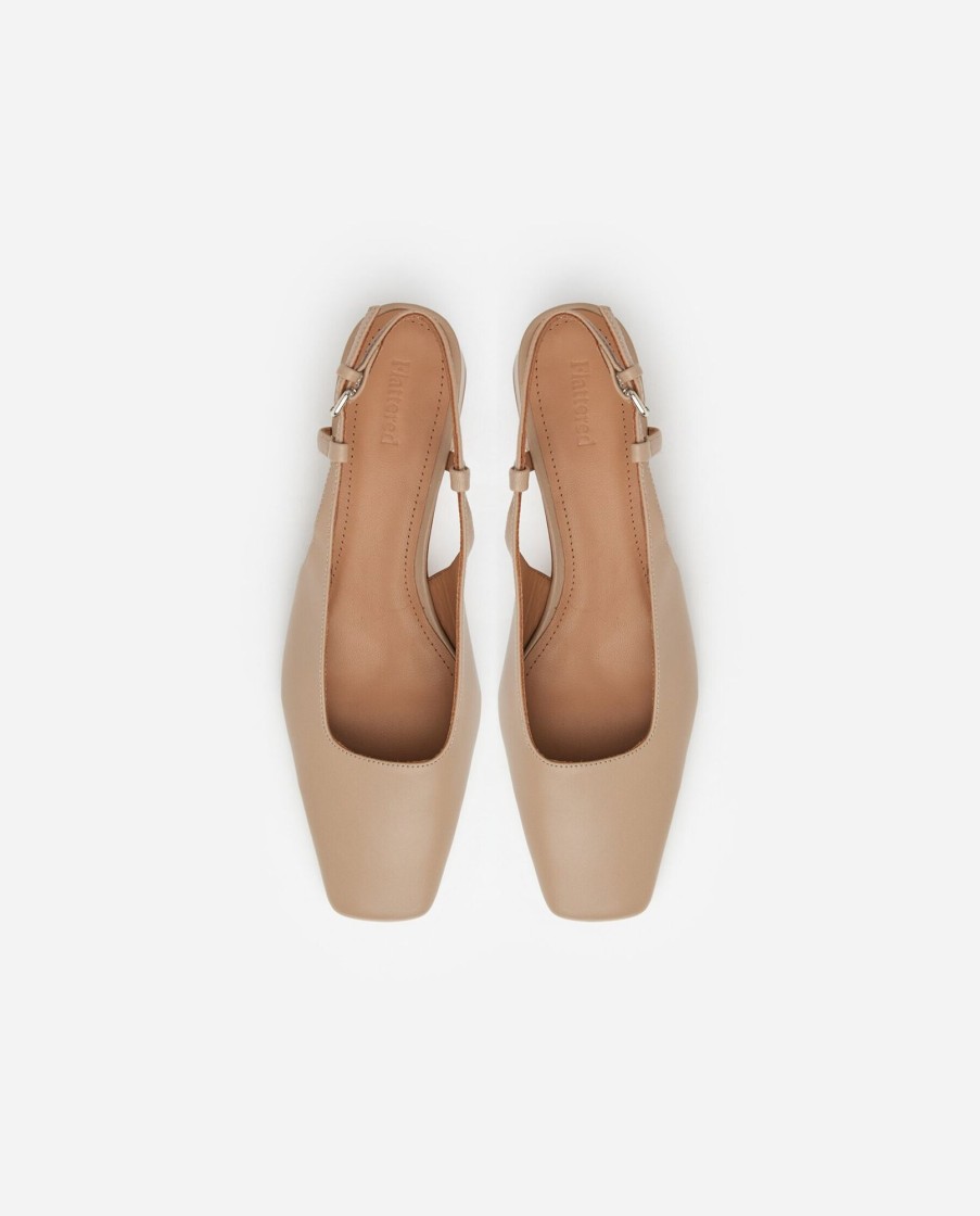 Sko Flattered | Elin Laeder Beige