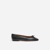 Sko Flattered | Bodil Laeder Sort