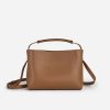 Tasker Og Tilbehor Flattered | Hedda Midi Handtaske Laeder Nod