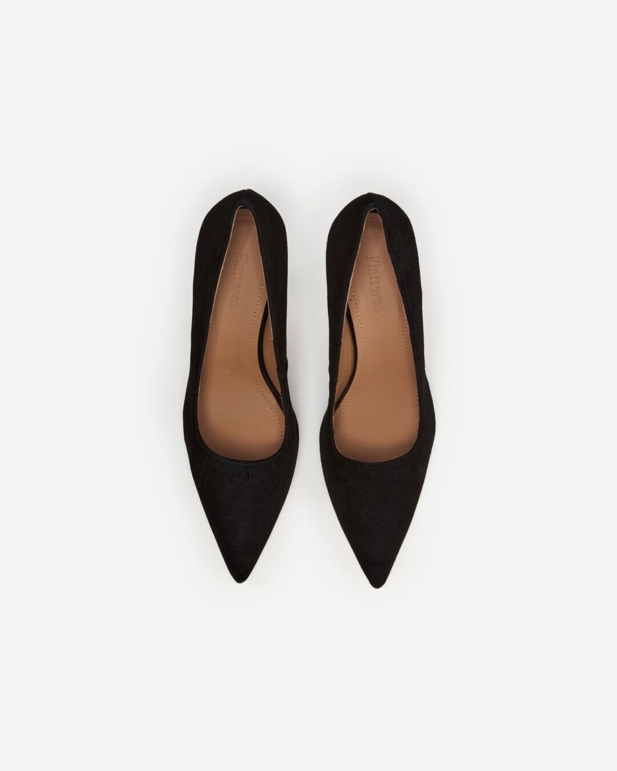 Sko Flattered | Roberta Suede Sort